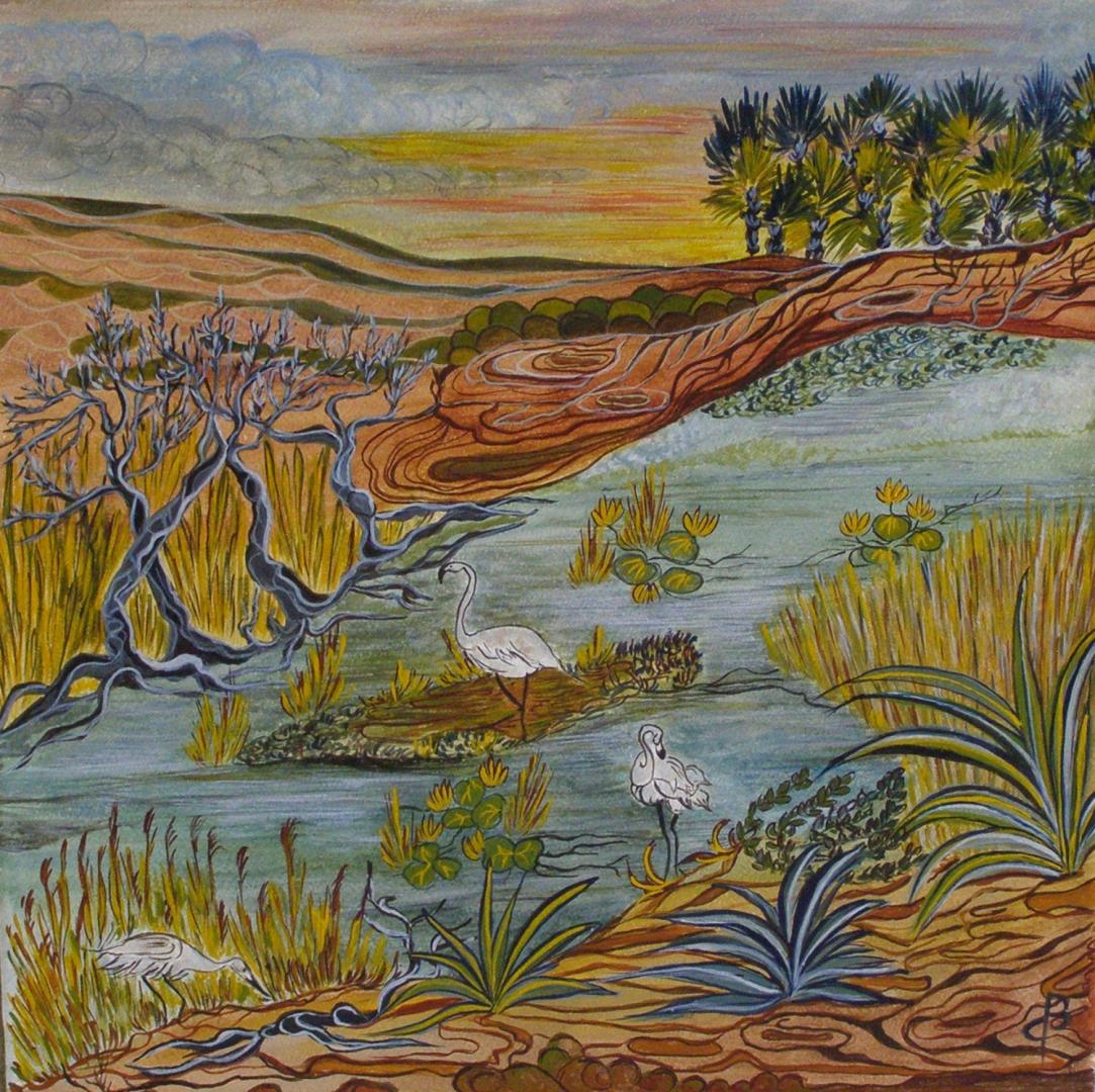 Jeux de couleurs avec des pigments naturels